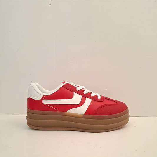Zapatilla Mujer "Pasión Roja"