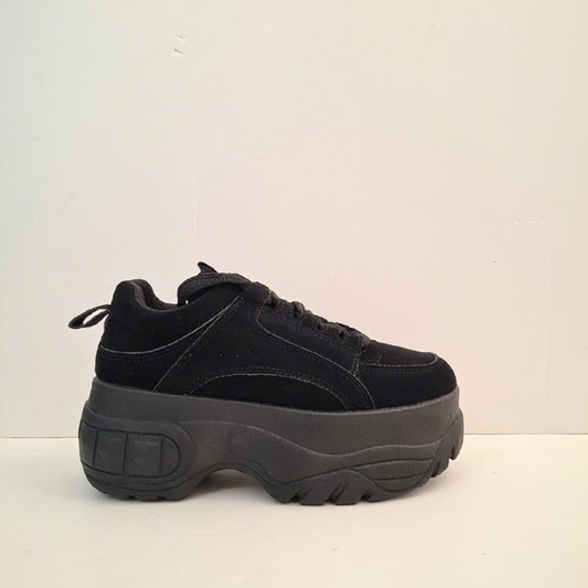 Zapatilla Mujer "Plataforma Negra"