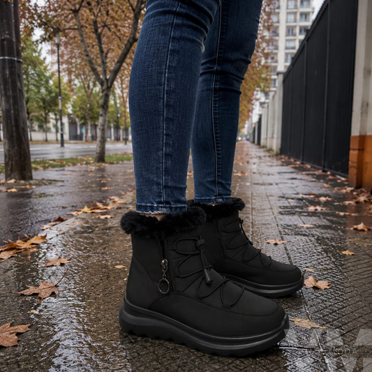 Botin Impermeable Mujer con Chiporro Interior para Invierno 