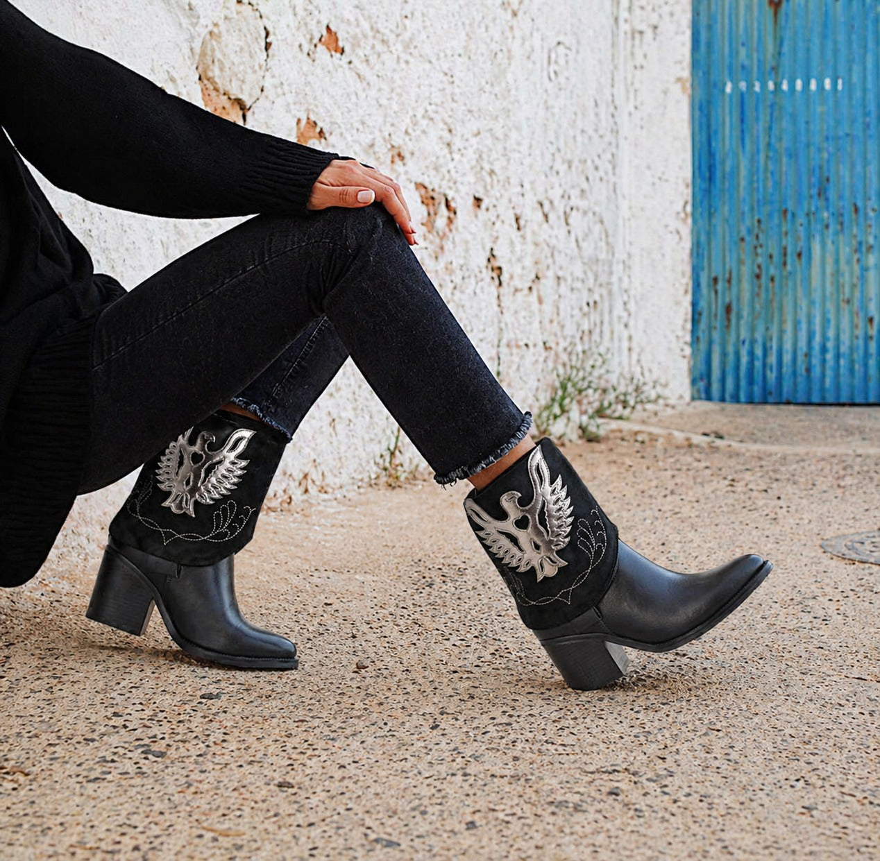 bota texana 2 en 1 