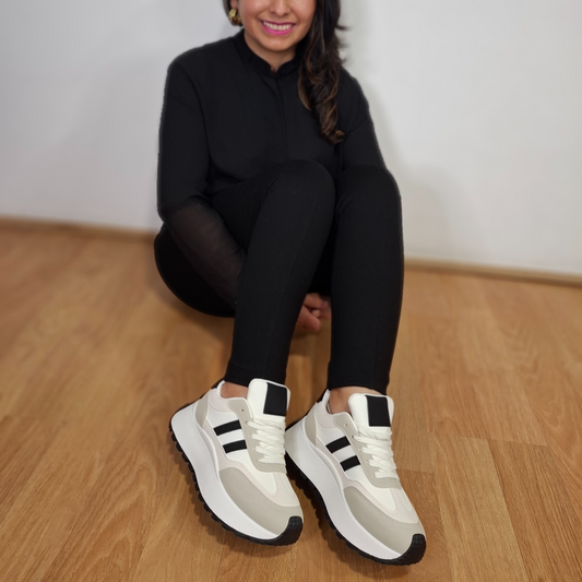 Zapatilla Mujer "Urbana Beige"
