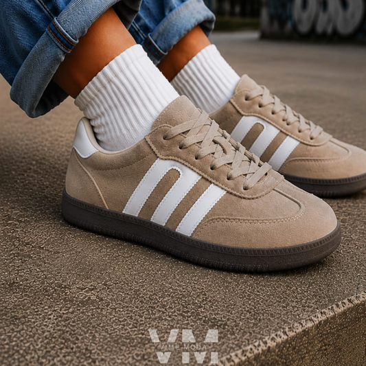 Zapatilla mujer Urban Classic Beige color beige con diseño urbano y cómodo de VIME MODA®