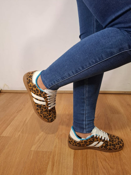 Zapatilla Mujer Animal Print