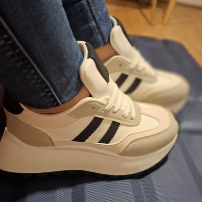 Zapatilla Mujer Urbana Beige