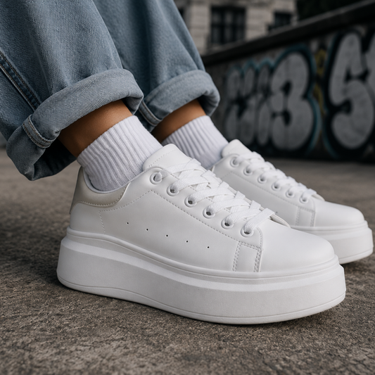 Zapatilla Mujer Blanca Gold