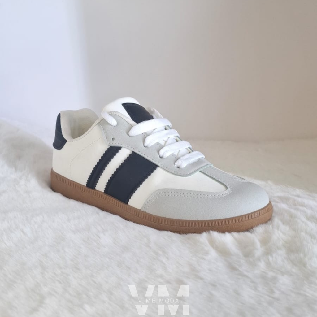 Zapatilla Mujer Urban Classic White Black