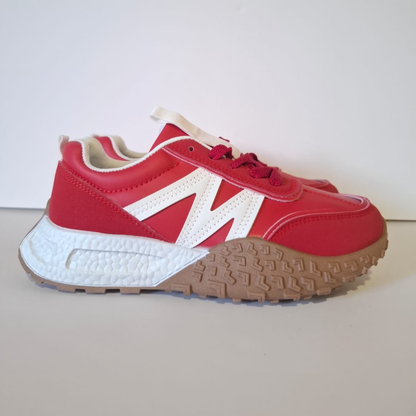 Zapatilla Urbana Roja Mujer | Vime Moda Chile