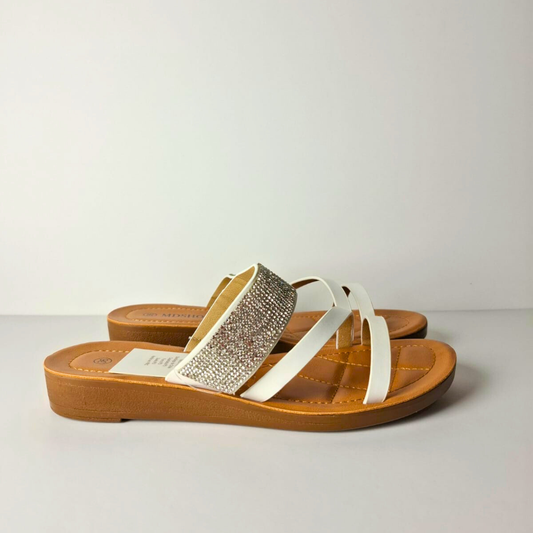 Sandalia Perla Shine con brillo elegante para mujer-Vime Moda