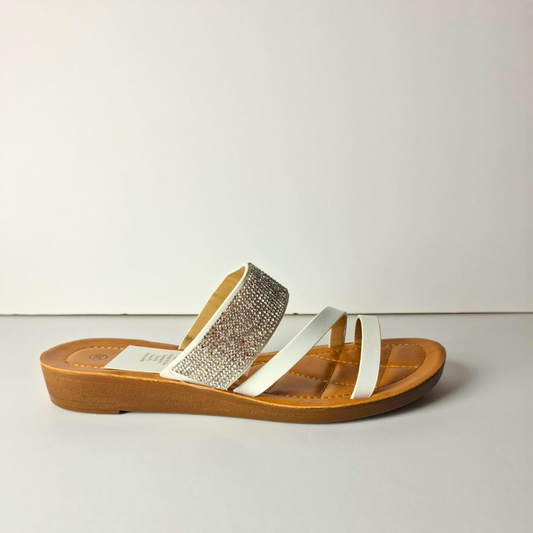 Sandalia Perla Shine con brillo elegante para mujer-Vime Moda