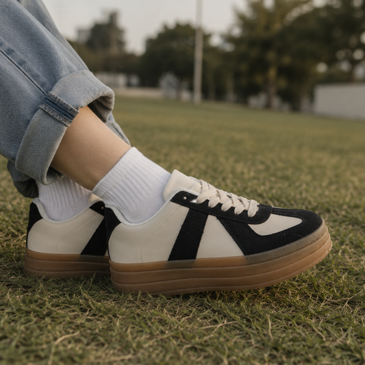 Zapatilla Mujer Clásica Urbana Negra