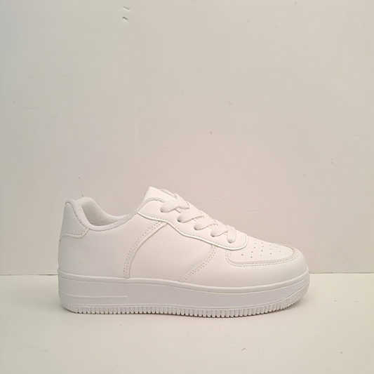 Zapatilla mujer blanca esencial Vime Moda Chile