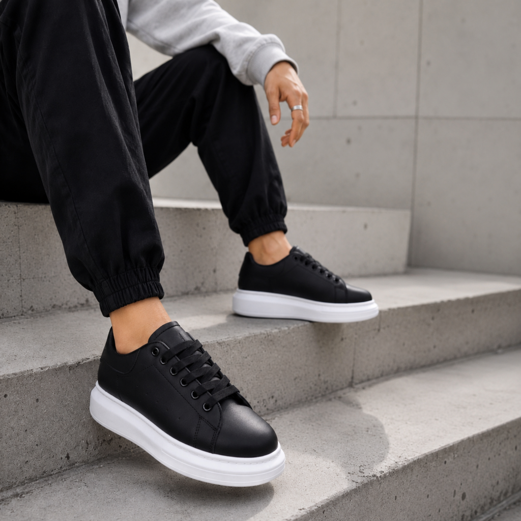 Zapatilla Hombre Milán Black